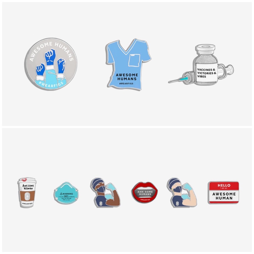 Figs stickers and pins